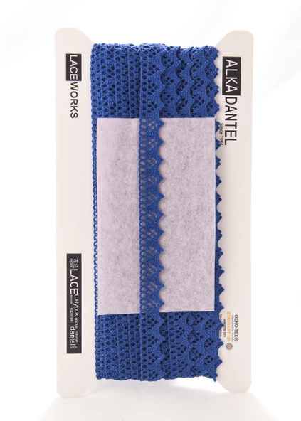 ALKA DANTEL MERSERİZE KOPANAKİ 10 METRE 901 MERSERİZE ROYAL BLUE ürün görseli 1