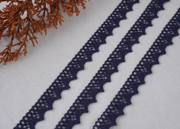 ALKA DANTEL MERSERİZE KOPANAKİ 10 METRE 901 MERSERİZE BLACK ürün görseli 1