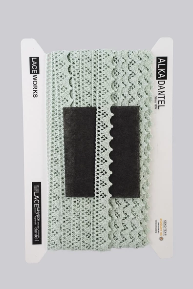 ALKA DANTEL MERSERİZE KOPANAKİ 10 METRE 901 MERSERİZE AQUA ürün görseli 1
