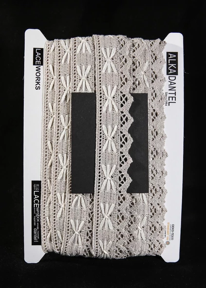 ALKA DANTEL MERSERİZE KOPANAKİ 10 METRE 4051 MERSERİZE KETEN ürün görseli 1