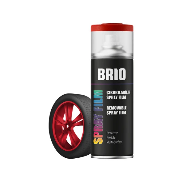Brio Sprey Boya Çıkarılabilir Opak Kırmızı 400 Ml ürün görseli 1