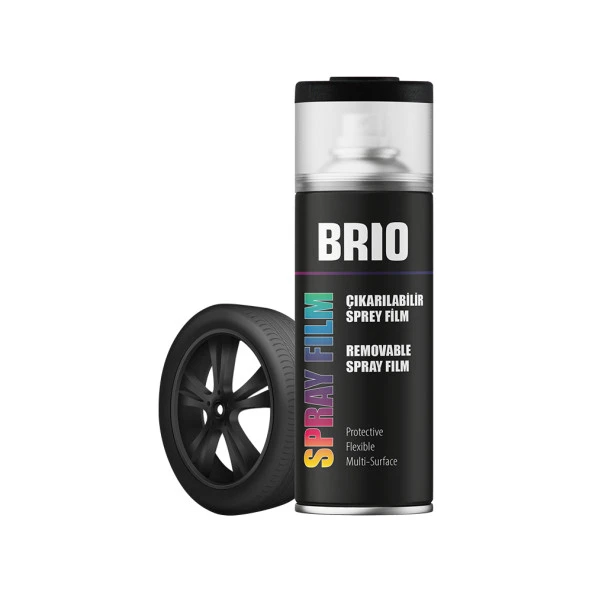 Brio Sprey Boya Çıkarılabilir Opak Siyah 400 Ml ürün görseli 1