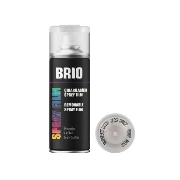 Brio Sprey Boya Çıkarılabilir Parlak Transparan 400 Ml - Resim 2