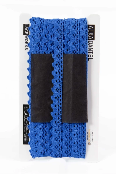 ALKA DANTEL PAMUK KOPANAKİ 10 METRE 683 PAMUK ROYAL BLUE 683 PAMUK ROYAL BLUE ürün görseli 1