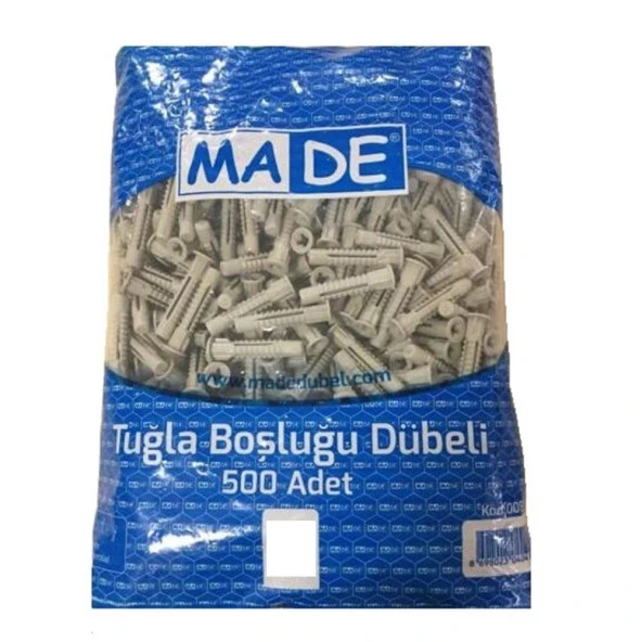 Made Tuğla Boşluk Dübeli 10mm (500 Adet) - Resim 2