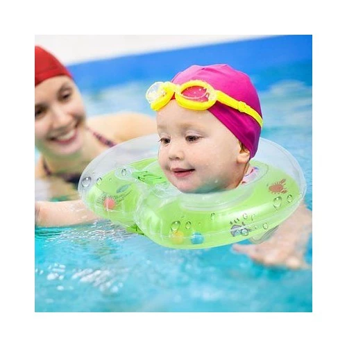 Bebe Boyun Simidi Bebe Yüzme Simidi  Pembe - Resim 4