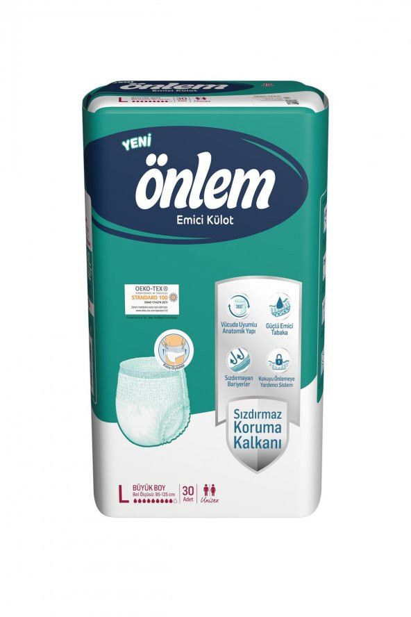 Önlem Yetişkin Emici Külot Bezi Büyük Boy ( Large) 30 Adet ürün görseli 1