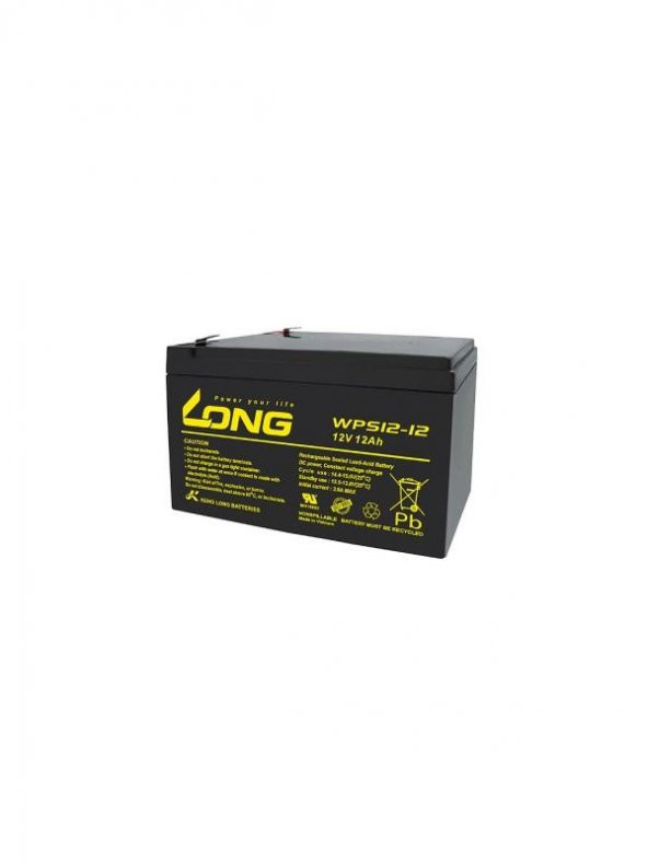 LONG WPS Serisi 12Volt 12Ah Kuru Tip Akü ürün görseli 1