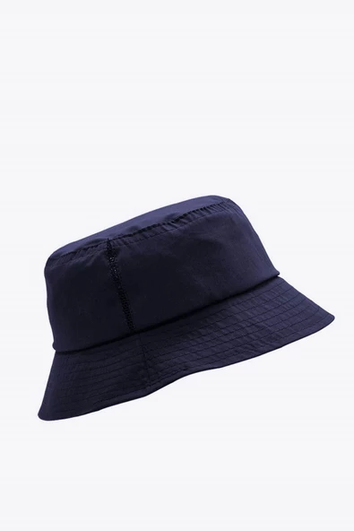 Düz Kova Şapka Yazlık İnce Balıkçı Şapka Bucket Hat  Lacivert Standart ürün görseli 1