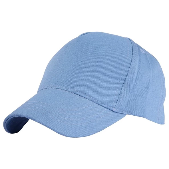 Pembe Basic Unisex  Spor Düz  Şapka Kep  Açık Mavi Tek Ebat ürün görseli 1