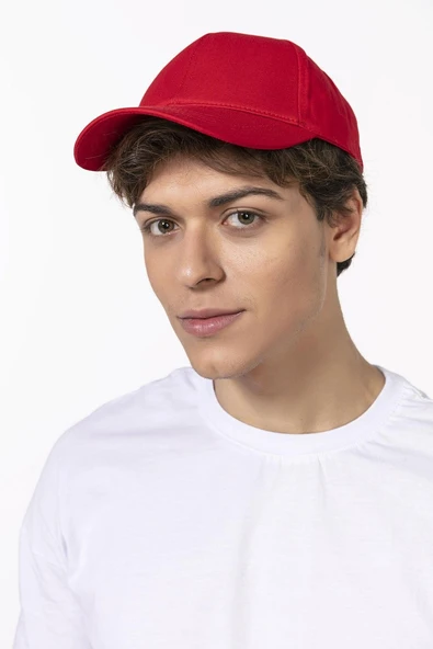 Erkek Düz Renk Şapka  Bej Tek Ebat - Resim 7