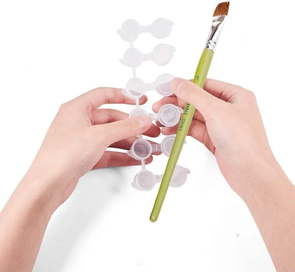 Plastik Boya Kabı 5ml 5 x 6 lı Set - Resim 3