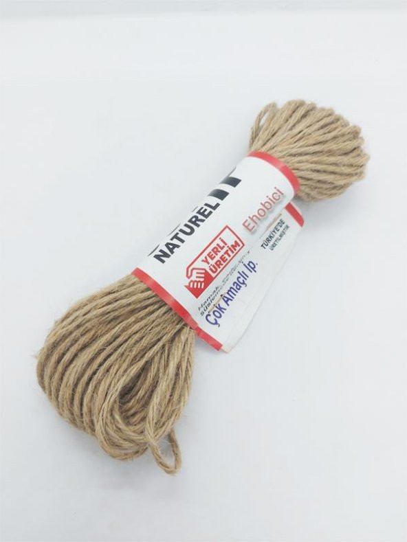 Jüt Halat Kendir Doğal Halat 3mm ürün görseli 1