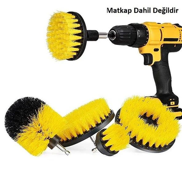 Matkap Uyumlu Temizleme Fırça Seti 5 Adet ürün görseli 1