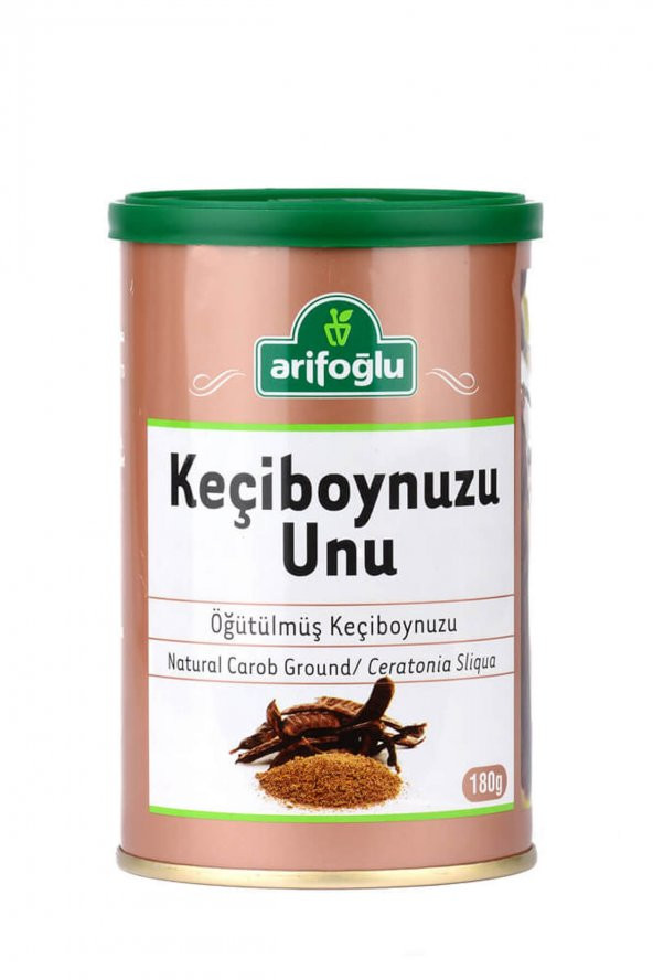 Arifoğlu Öğütülmüş Keçiboynuzu Unu Teneke 180 G ürün görseli 1