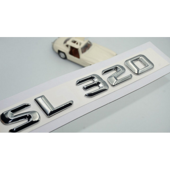 SL 320 Bagaj Krom Metal 3M 3D Yazı Logo ürün görseli 1