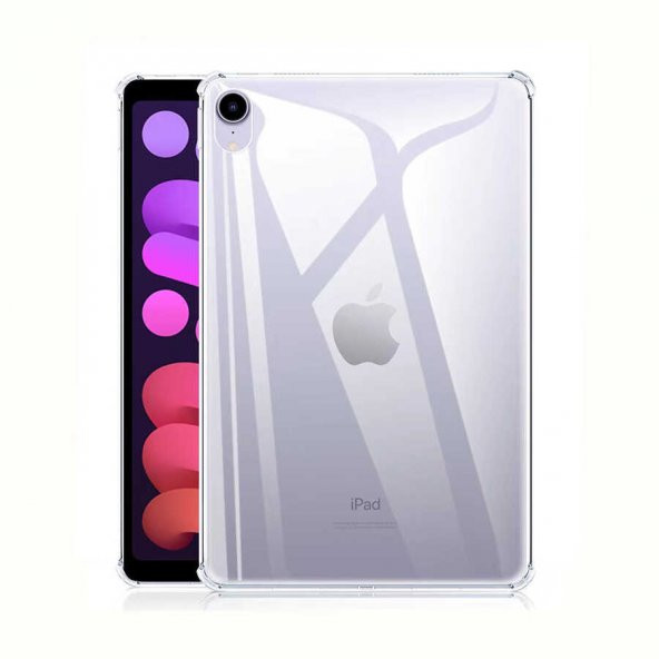 Apple iPad Mini 2021 (6.Nesil) Kılıf Köşe Korumalı Tablet Nitro Anti Shock Silikon Kapak ürün görseli 1