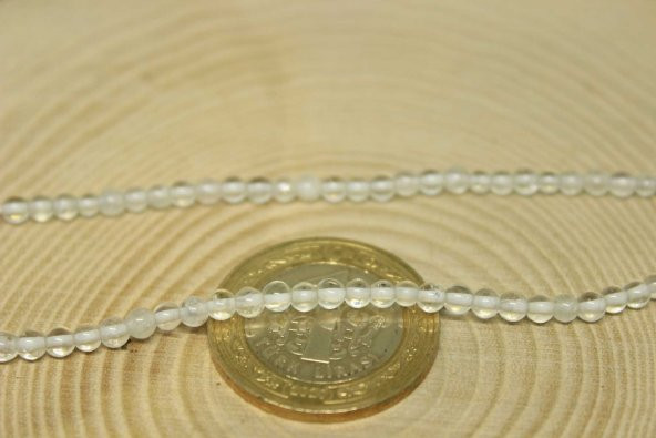Kristal Kuvars Taşı Dizi 3mm - Resim 2