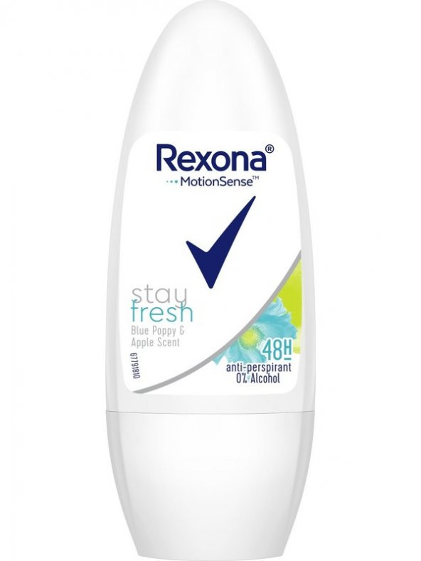 Rexona Roll on 50 ml Stay Fresh Blue Poppy ürün görseli 1