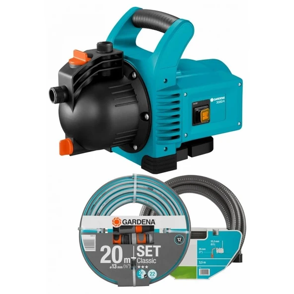 Gardena 1717 Classic Bahçe Pompası Seti 3000/4 ürün görseli 1