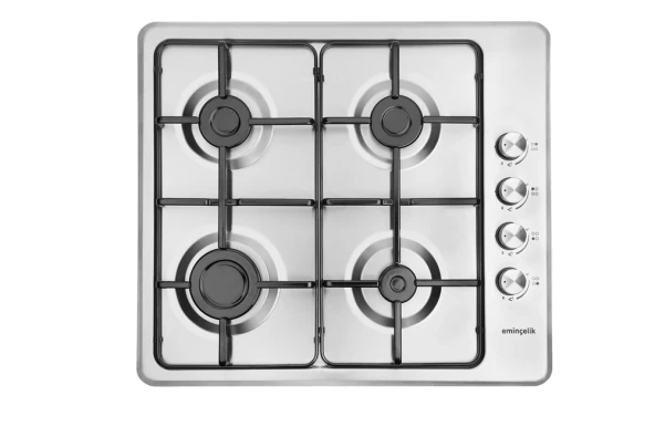 Eminçelik Ec-Ah 3140 X60 (31 220) Ankastre Paslanmaz Inox Ocak ürün görseli 1