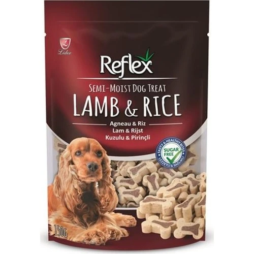 Reflex Semi Moist Kuzu Pirinçli Köpek Ödül Maması 150 Gr.x2 Adet ürün görseli 1