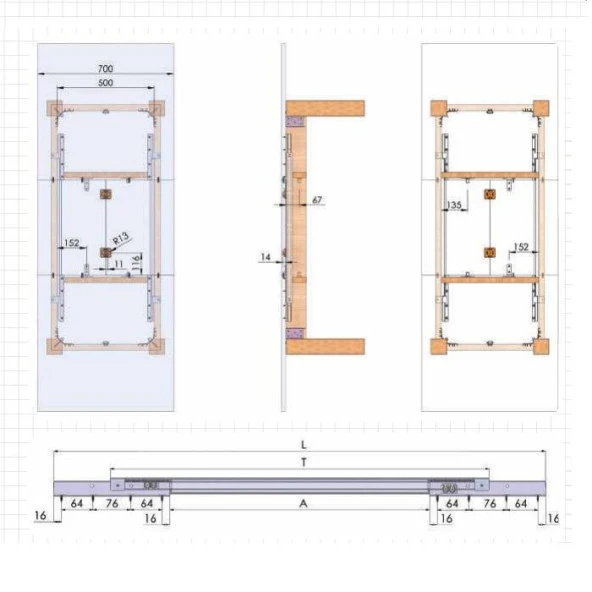 Mepa HMR 88 Halatlı Masa Rayı - Resim 3