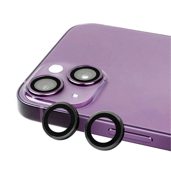 Gpack Apple iPhone 14 Kamera Lens Koruyucu Metal Tekli CL07 ürün görseli 1