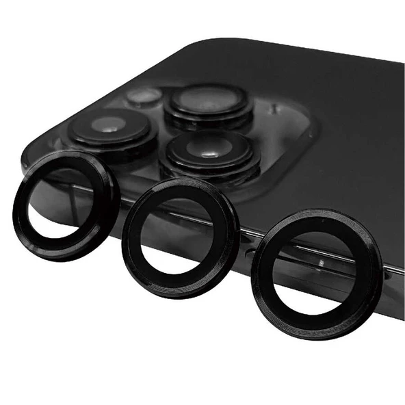 Gpack Apple iPhone 14 Pro Kamera Lens Koruyucu Metal Tekli CL07 ürün görseli 1