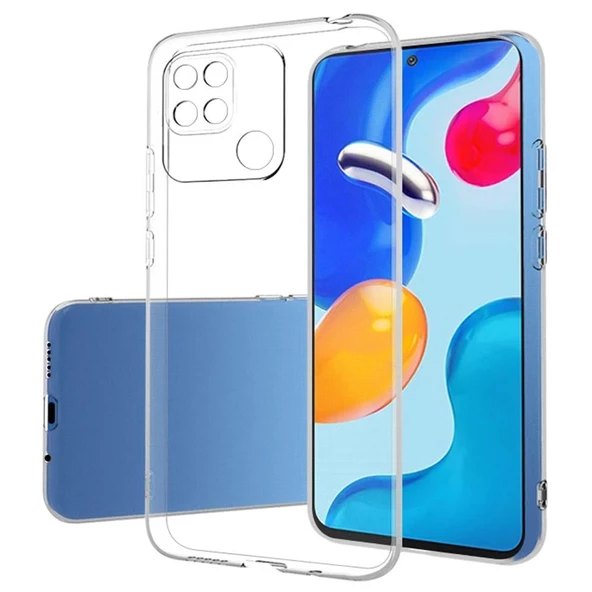 Gpack Xiaomi Poco C40 Kılıf Süper Silikon Lüx Kamera Korumalı ŞeffafNano ürün görseli 1