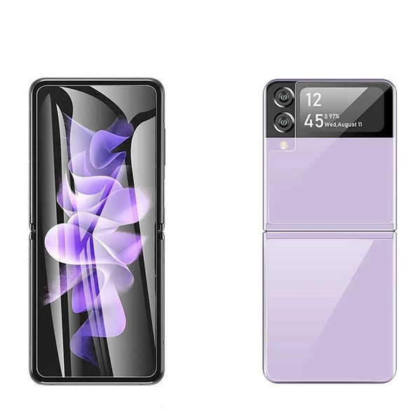 Gpack Samsung Galaxy Z Flip 4 Ön Arka Ekran Koruyucu ürün görseli 1