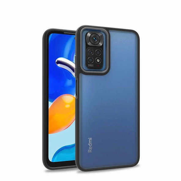 Gpack Xiaomi Redmi Note 11 Pro 5G Kılıf Flora Sert Silikon Arkası Cam Şeffaf ürün görseli 1