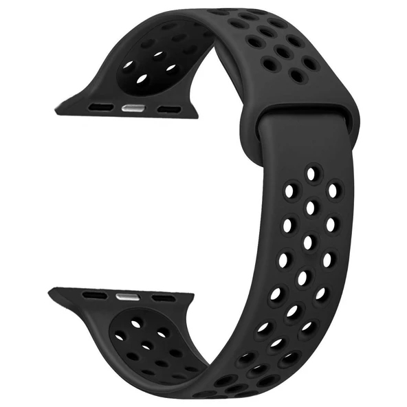 Gpack Apple Watch Series 8 41mm Kordon Delikli Çift Renk Silikon ürün görseli 1