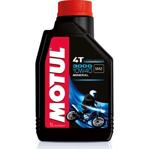 3000 10W40 4T - 1L MOTOR YAĞI - MOTUL ürün görseli 1