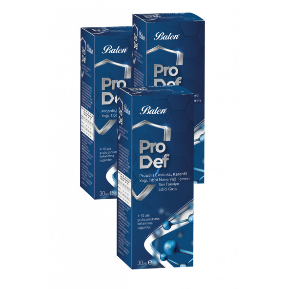 3 Kutu Prodef 30 Ml Pro Def Propolis Ekstraktlı Sprey ürün görseli 1