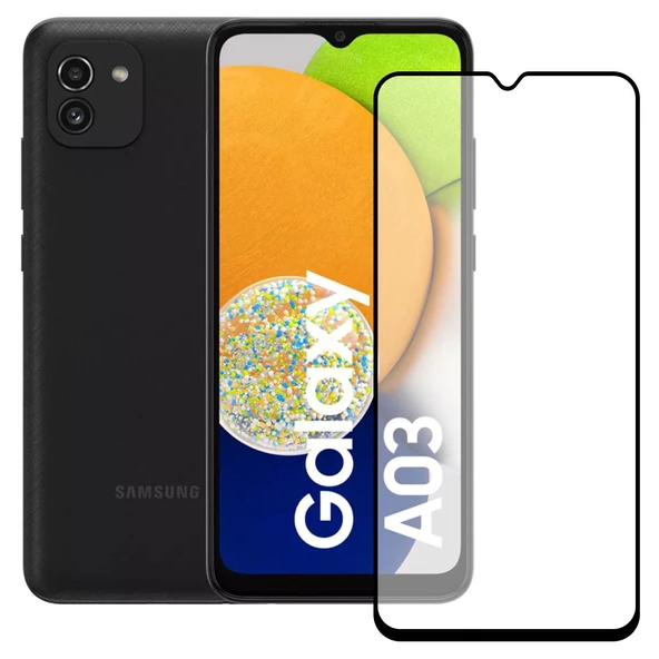 Bufalo Samsung Galaxy A03 Ekran Koruyucu Seramik Mat Nano 9D Tam Kaplama Siyah ürün görseli 1