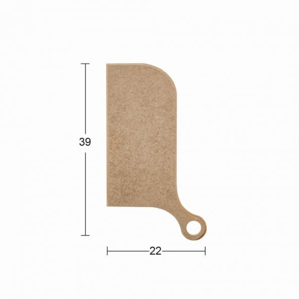 Ahşap Sunumluk 39x22cm L366 ürün görseli 1