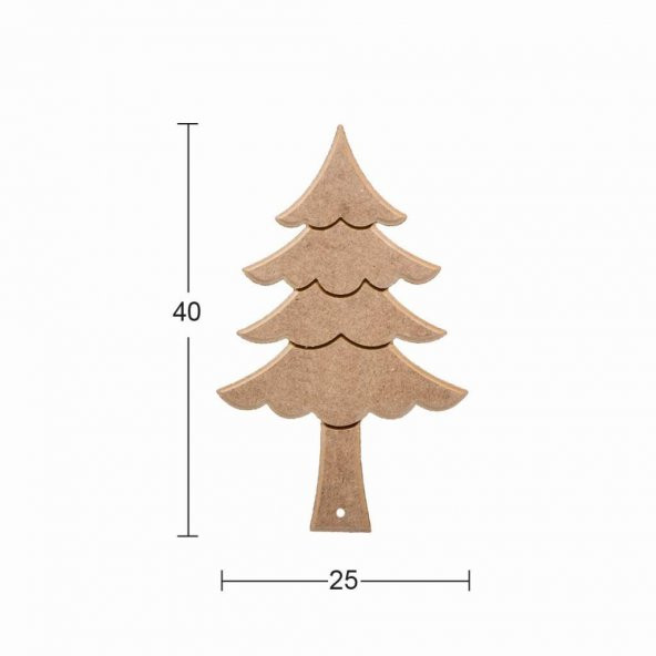 Ahşap Sunumluk 40x25cm L383 ürün görseli 1
