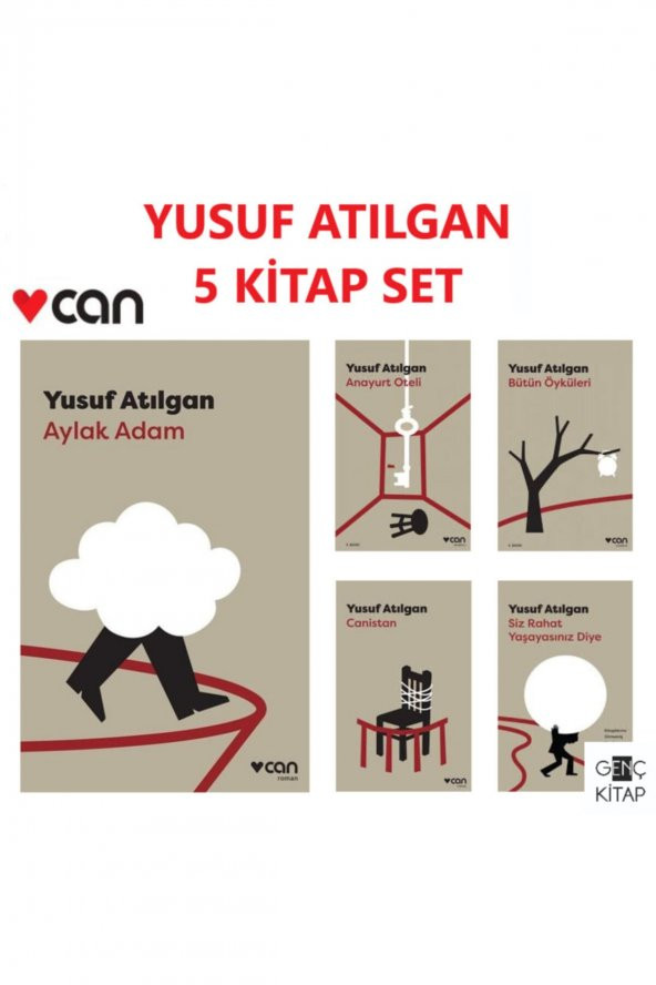 Yusuf Atılgan 5 Kitap Set Aylak Adam-anayut Oteli-canistan-siz Rahat Yaşayasınız Diye ürün görseli 1