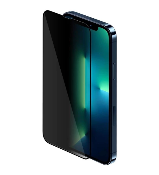 Vendas iPhone 14 Pro Uyumlu (14 Pro) Hide Serisi Privacy Hayalet Temperli Cam Ekran Koruyucu ürün görseli 1