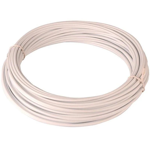 METRE DIŞ KABLO BEYAZ 5 MM [25 mt] ürün görseli 1