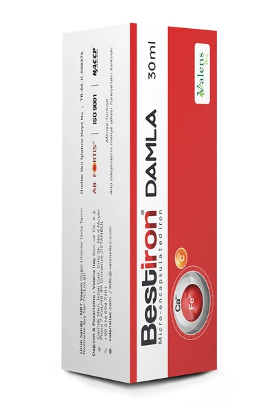 Bestiron Damla Demir ve C Vitamini İçeren Takviye Edici Gıda 30ml ürün görseli 1