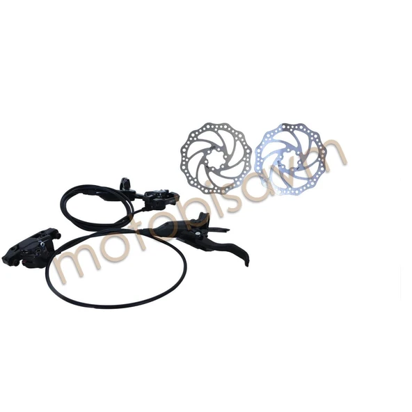 HİDROLİK FREN SETİ ÖN - ARKA [ROTOR 160-KABLO 80-140 cm] RECTUS ürün görseli 1