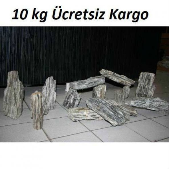 10 kg Gnays Kaya Orijinal 1.Kalite Doğal Dekoratif Simli Gnays ürün görseli 1