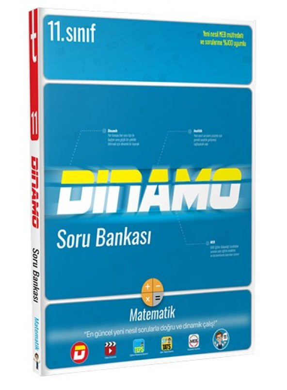 11. Sınıf Dinamo Matematik Soru Bankası - Tonguç Akademi ürün görseli 1