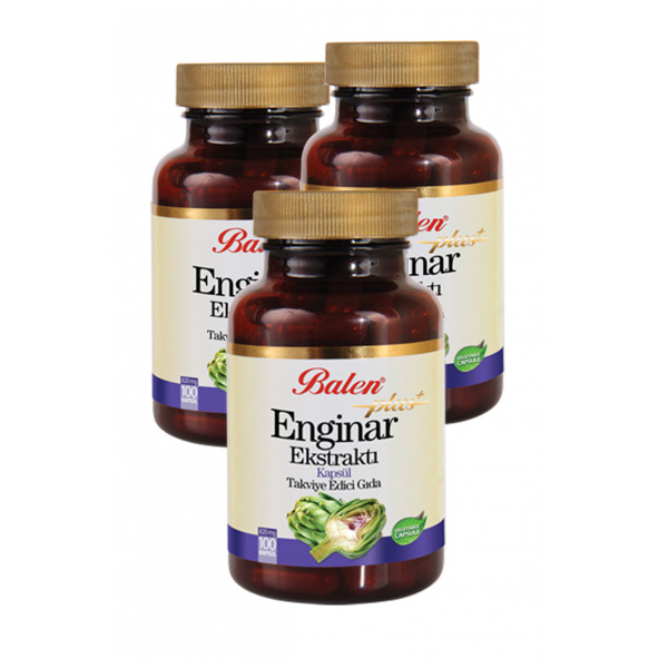 3 Kutu Balen Enginar Plus Ekstraktı Kapsül 820 mg x 100 Kapsül ürün görseli 1
