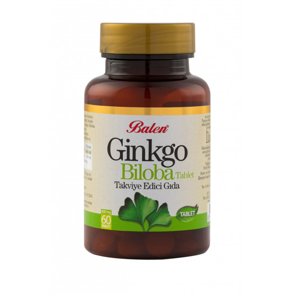 Balen Ginkgo Biloba Tableti 60 x 600 MG Ginko Biloba ürün görseli 1