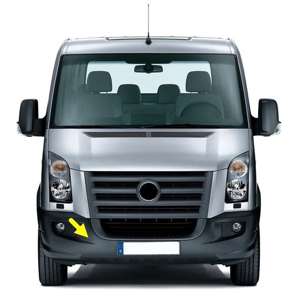 VW Crafter 2006-2016 Ön Tampon Çeki Çekme Demiri Kapağı 2E0853293 ürün görseli 1