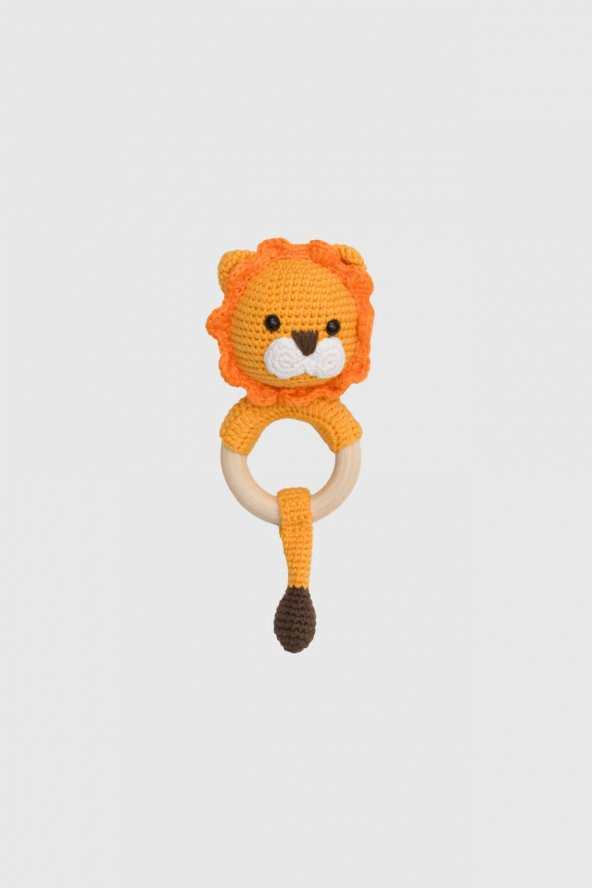 Amigurumi Aslan Çıngırak Sarı - Resim 2