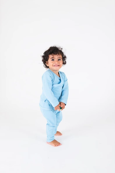 Basic Pantolon Gökyüzü Mavisi - Resim 2